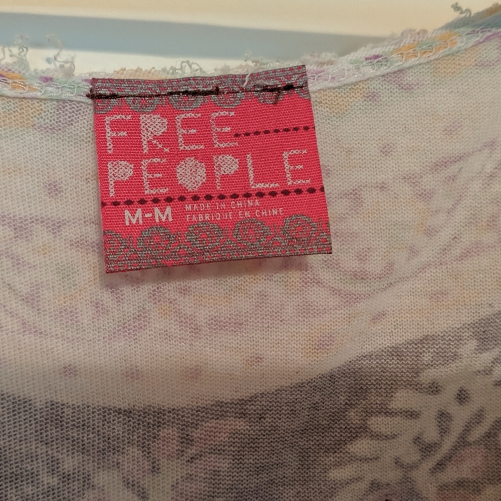 Free People Patterned Top - Picture 2 of 2